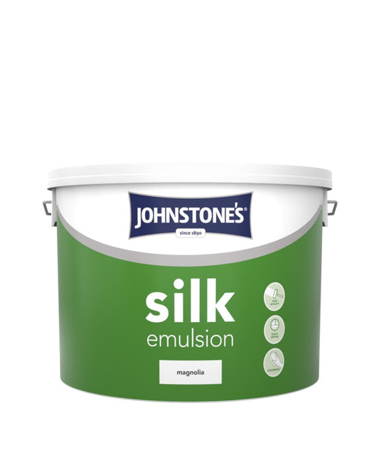 Johnstone's Silk 10L Pure Brilliant White