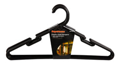 SupaHome Plastic Coat Hangers Black