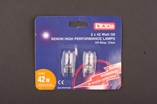 Lyvia Xenon High Performance G9 Bulb 42W Twin Pack