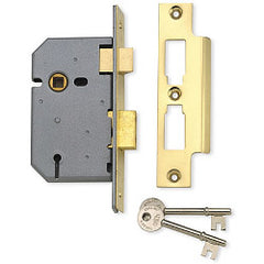 Union 3 Lever Mortice Sashlock Satin Chrome Finish 3"
