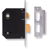 Union Mortice Bathroom Lock Chrome Finish 2.5"