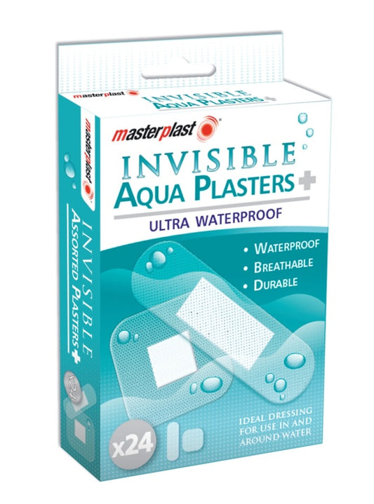 Masterplast Invisible Aqua Plasters Pack 24