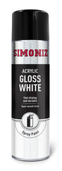 Simoniz Spray Paint Gloss White (Aerosol) 500ml