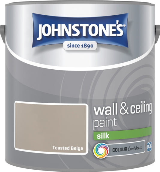 Johnstone's Wall & Ceiling Silk 2.5L Toasted Beige