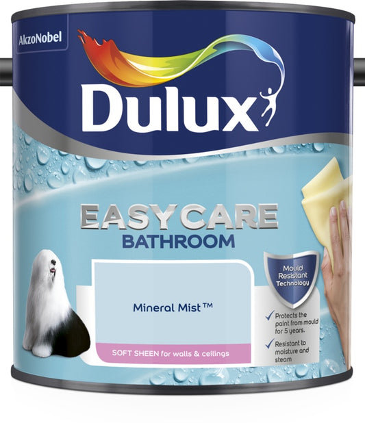 Dulux Easycare Bathroom Soft Sheen 2.5L Mineral Mist