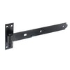 Securit Bands & Hooks Flat Black 250mm (10") Pack of 2