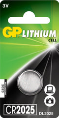 GP Lithium Button Cell Battery CR2025 Card 5