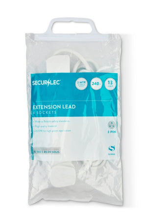 Securlec 4 Gang Extension Lead 2m 13 Amp