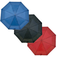 Drizzles Wood Handle Super Mini Umbrella Black, Navy, Burgundy