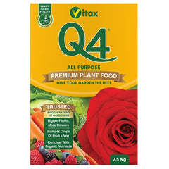Vitax Q4 Fertiliser Pelleted 2.5kg