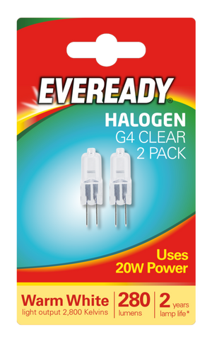 Eveready G4 Capsule 20W B2 12v