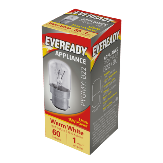 Eveready Pygmy 15W BC Clear Pack 10