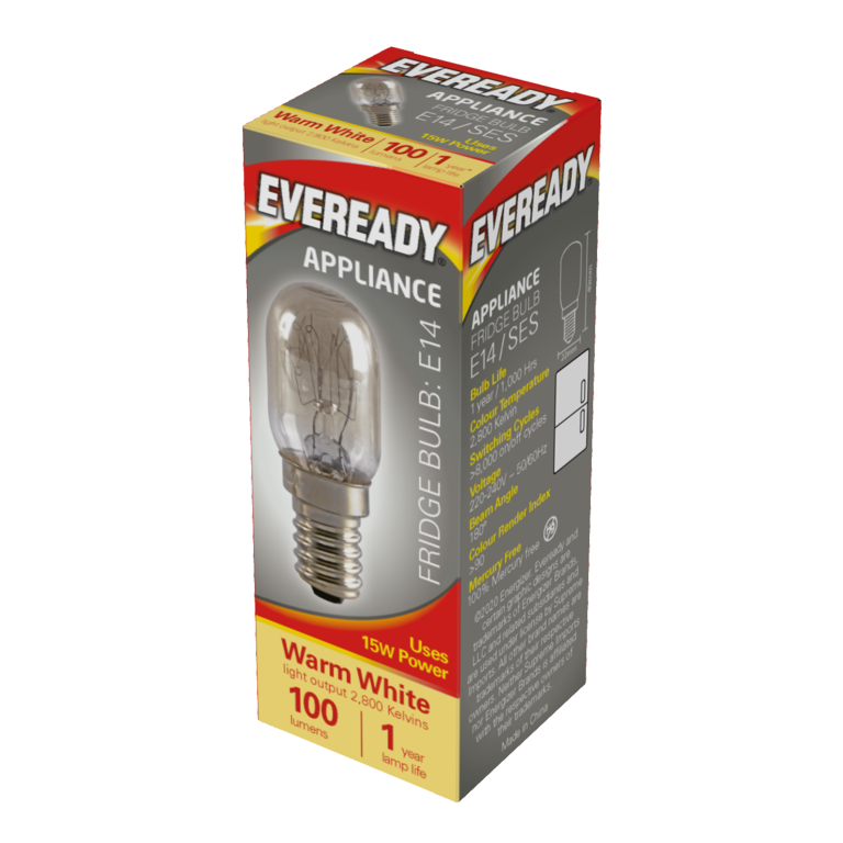 Eveready 15W SES Fridge Lamp Warm White