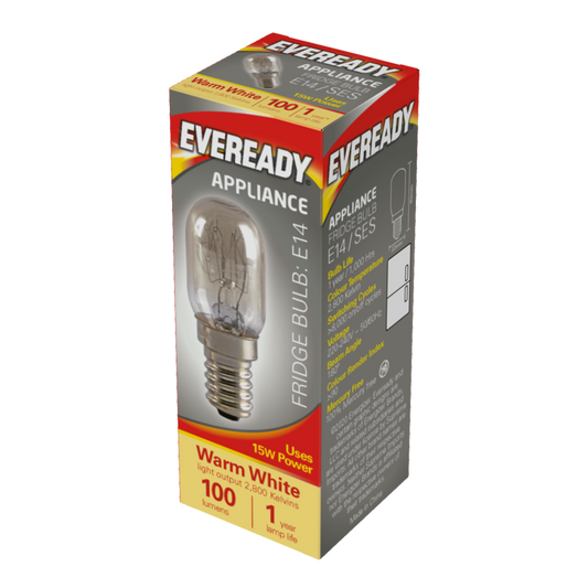 Eveready 15W SES Fridge Lamp Warm White