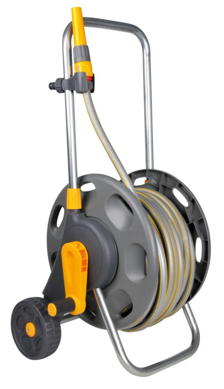 Hozelock 60m Assembled Hose Cart With 30m Hose & Fittings