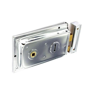 Securit Double Handed Rim Lock Chrome 150mm Pack of 5