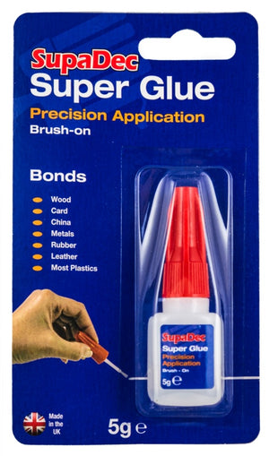 SupaDec Super Glue 5g Brush On