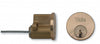 Yale Replacement Rim Cylinder Polished Brass