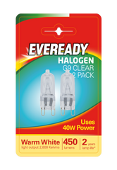 Eveready G9 Capsule Clear BL2 40W