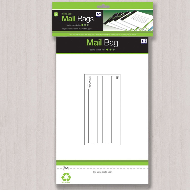 Anker Medium Mailing Bags 320 x 240mm. Pack 6