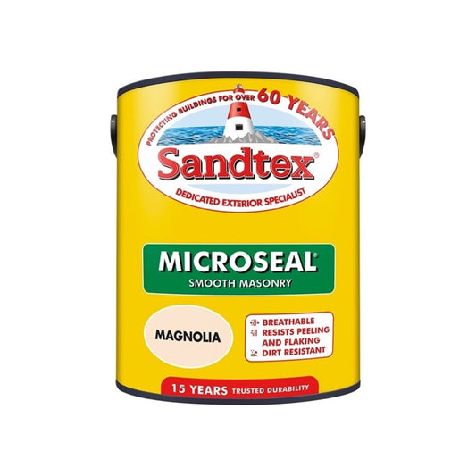 Sandtex Smooth Masonry Paint 5L Pure Brilliant White