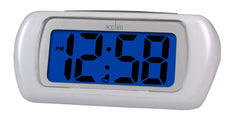 Acctim Auric LCD Clock White