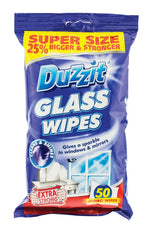 Duzzit Glass Wipes 50 Pack