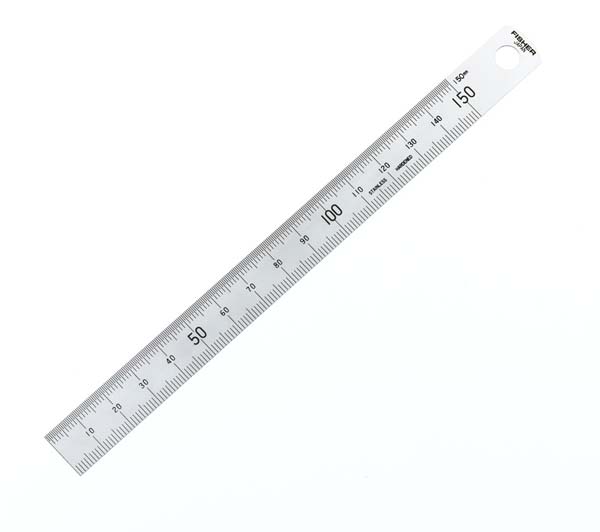 Fisher Satin Chrome Rule 24"/600mm