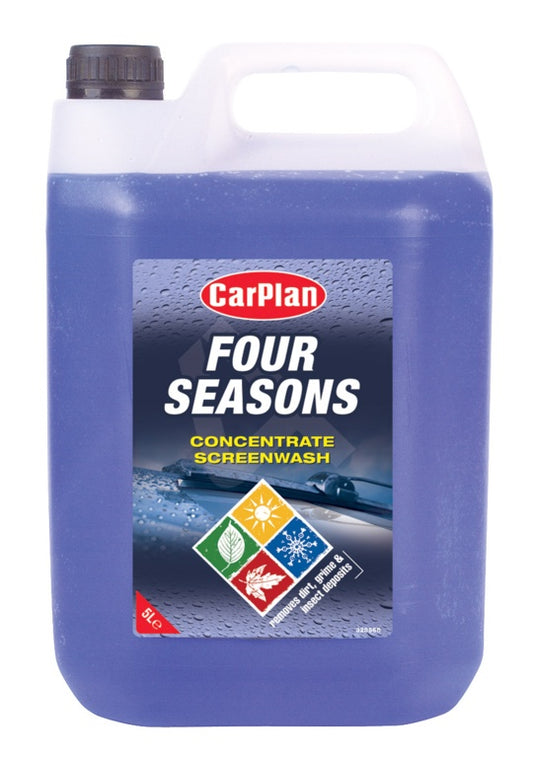 Carplan Four Seasons Ready Mixed Screen Wash 5L