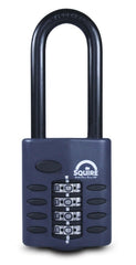 Squire Recodeable Heavy Duty Combination Padlock Long Shackle 50mm