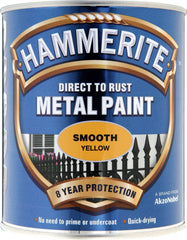 Hammerite Metal Paint Smooth 750ml Yellow