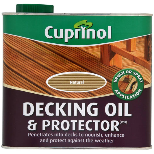 Cuprinol UV Guard Decking Oil 2.5L Natural