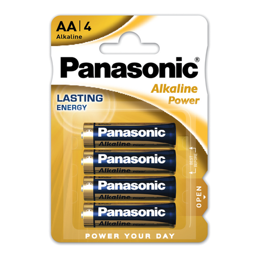Panasonic Alkaline AA Pack 4