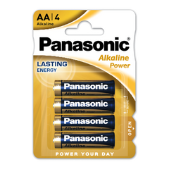 Panasonic Alkaline AA Pack 4