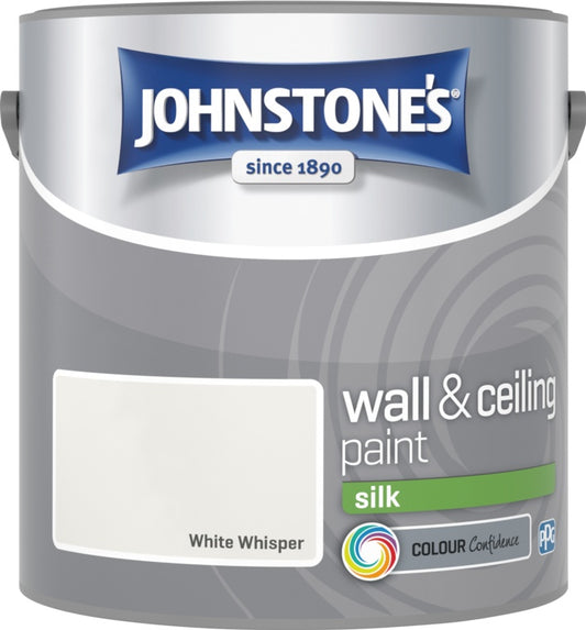 Johnstone's Wall & Ceiling Silk 2.5L White Whisper