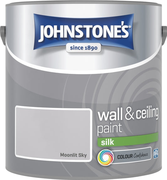 Johnstone's Wall & Ceiling Silk 2.5L White Whisper