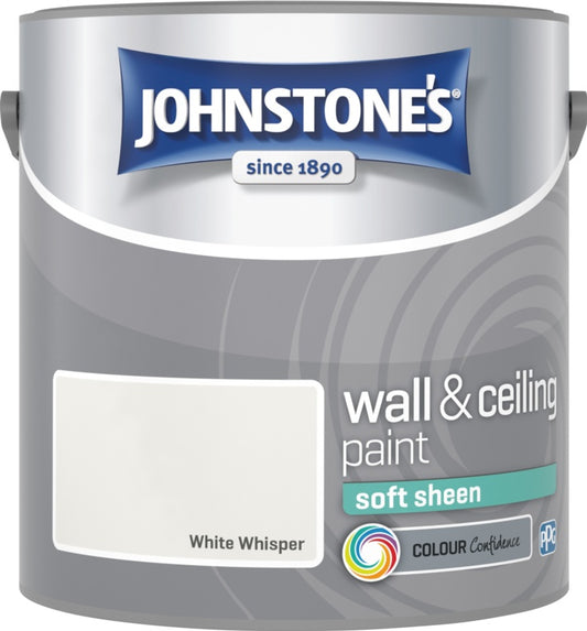 Johnstone's Wall & Ceiling Soft Sheen 2.5L White Whisper