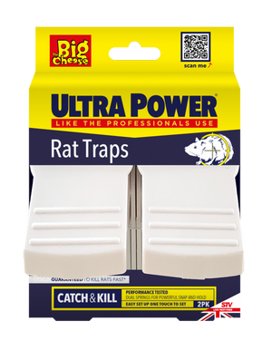 The Big Cheese Ultra Power Rat Traps Twin Pack