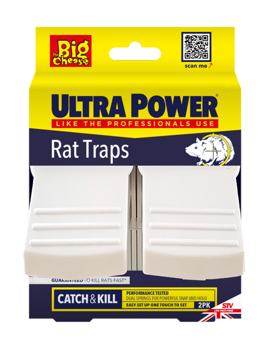 The Big Cheese Ultra Power Rat Traps Twin Pack