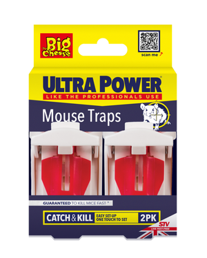 The Big Cheese Ultra Power Mouse Traps Twin Pack