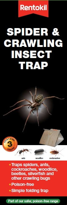 Rentokil Spider & Crawling Insect Trap 3 Pack