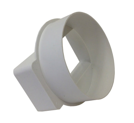 Manrose Adapter Rectangle/Round Male 4"/100mm/110x54mm