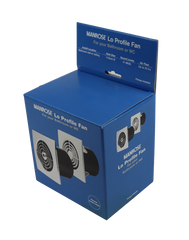 Manrose Low Profile Fan + Timer Chrome 4"/100mm