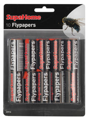 SupaHome Flypapers Pack of 10
