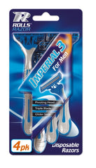 Rolls Razor Imperial For Men Razor 4 Pack
