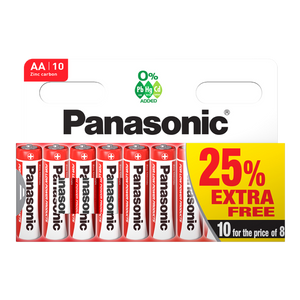 Panasonic Red Specials AA Pack 10 R6RB10
