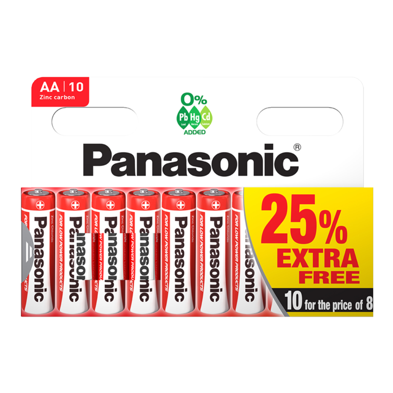 Panasonic Red Specials AA Pack 10 R6RB10