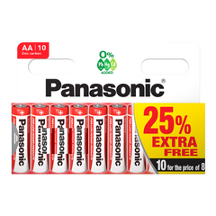 Panasonic Red Specials AA Pack 10 R6RB10