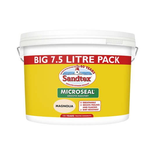 Sandtex Smooth Masonry Paint 7.5L Pure Brilliant White