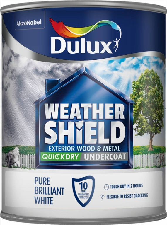 Dulux Weathershield Quick Dry Undercoat 750ml Dark Grey